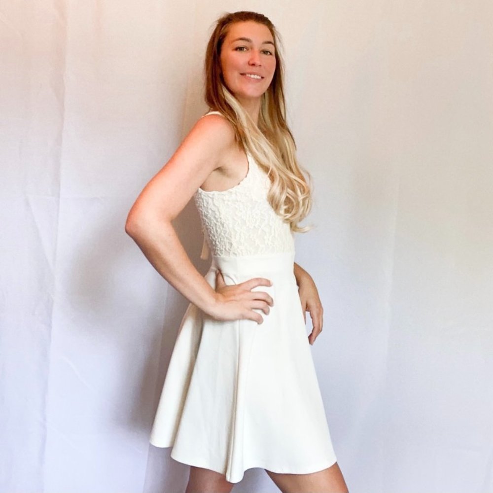 Sweet Sheep White Dress from Urban Outfitters